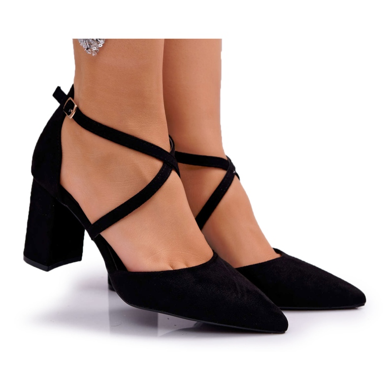 PS1 Dámské lodičky na podpatku v Spitz Black Future černá PS1 Dámské lodičky na podpatku v Spitz Black Future černá