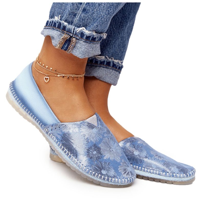 Dámské modré balerínky Maciejka 01930-72 / 00-0 modrý Dámské modré balerínky Maciejka 01930-72 / 00-0 modrý