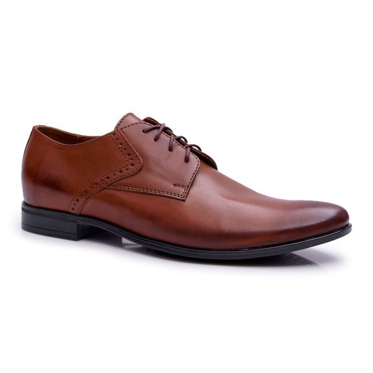 Bednarek Polish Shoes Pánské brogues elegantní kožené Bednarek Westero hnědý
