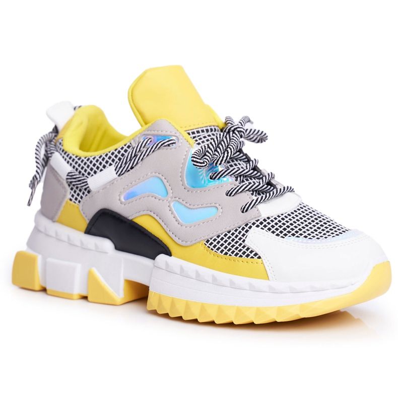 SEA Sportovní dámské boty barevné žluté vložky vícebarevný SEA Sportovní dámské boty barevné žluté vložky vícebarevný