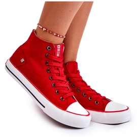 Dámské tenisky Big Star High Red DD274334 červený