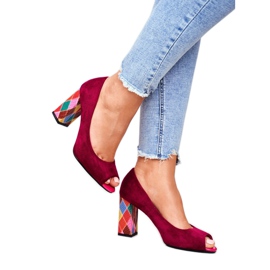 Dámské lodičky Sergio Leone Suede Fuchsia PB135 Be Mine! růžový Dámské lodičky Sergio Leone Suede Fuchsia PB135 Be Mine! růžový