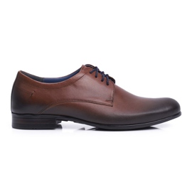 Pánské boty Brogues Casual Nikopol Leather Brown 1738 hnědý Pánské boty Brogues Casual Nikopol Leather Brown 1738 hnědý