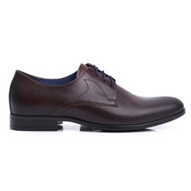 Pánské boty Brogues Casual Nikopol Leather Brown 1735 hnědý Pánské boty Brogues Casual Nikopol Leather Brown 1735 hnědý