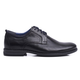 Pánské boty Brogues, ležérní, kůže Nikopol, černá 1726 černý
