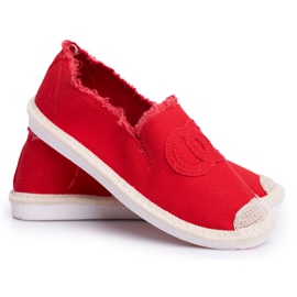 PS1 Dámské espadrilky Red Flaure červený