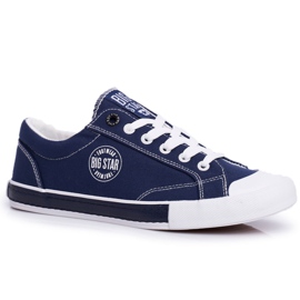 Dámské tenisky Big Star Navy Blue FF274229 námořnická modř