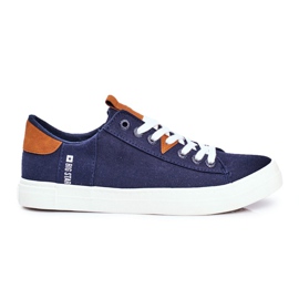 Pánské tenisky Big Star Navy Blue FF174313 námořnická modř