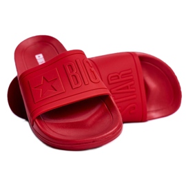 Pánské pantofle Big Star Rubber Red DD174689 červené Pánské pantofle Big Star Rubber Red DD174689 červené