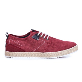 Pánské tenisky Big Star Espadrilles Red FF174151 červený