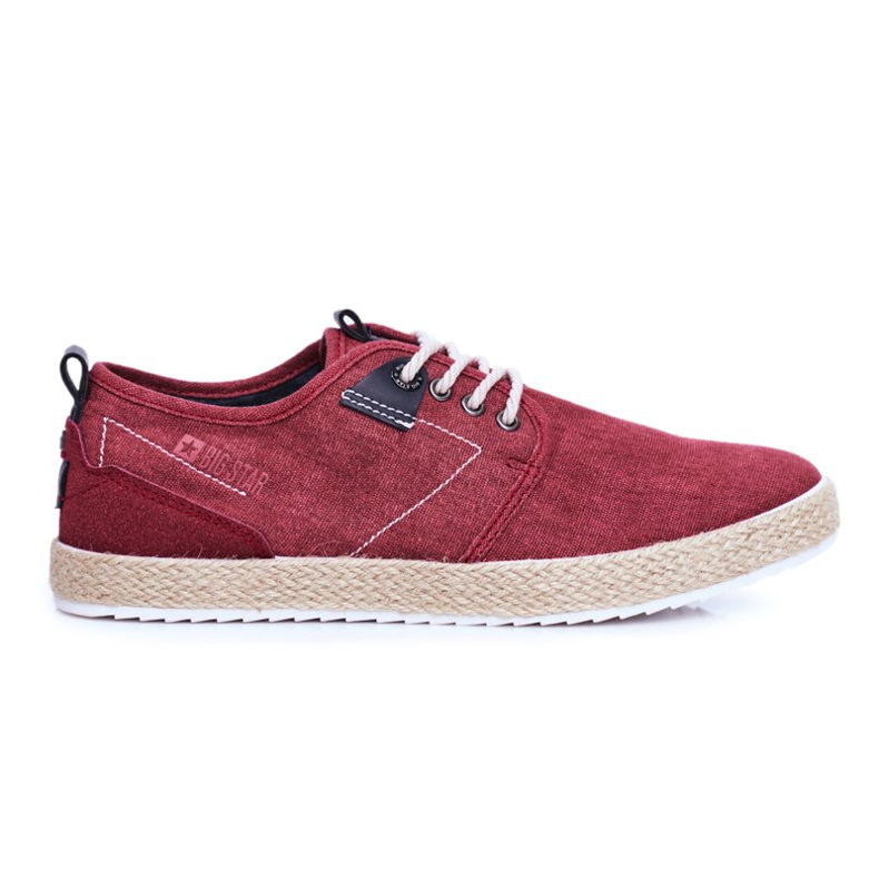 Pánské tenisky Big Star Espadrilles Red FF174151 červené