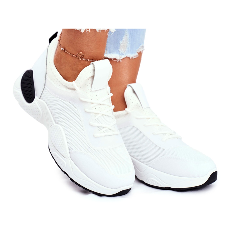 BUGO Dámské sportovní boty černé a bílé Fellen bílý černá