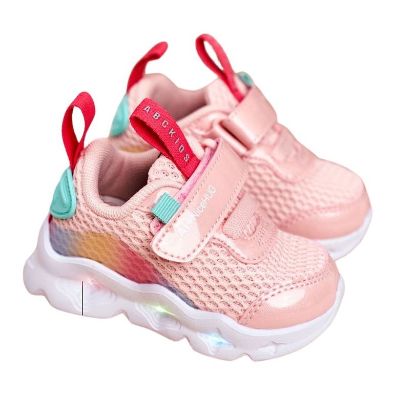 ABCKIDS POLAND Sp. z o.o. Sportovní dětské boty zářící růžové Abckids B011105220 růžový ABCKIDS POLAND Sp. z o.o. Sportovní dětské boty zářící růžové Abckids B011105220 růžový