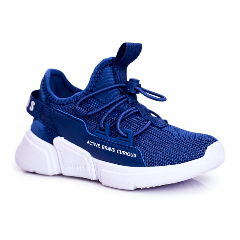 Sportovní dětské boty Navy Blue ABCKIDS B012210073 námořnická modrá