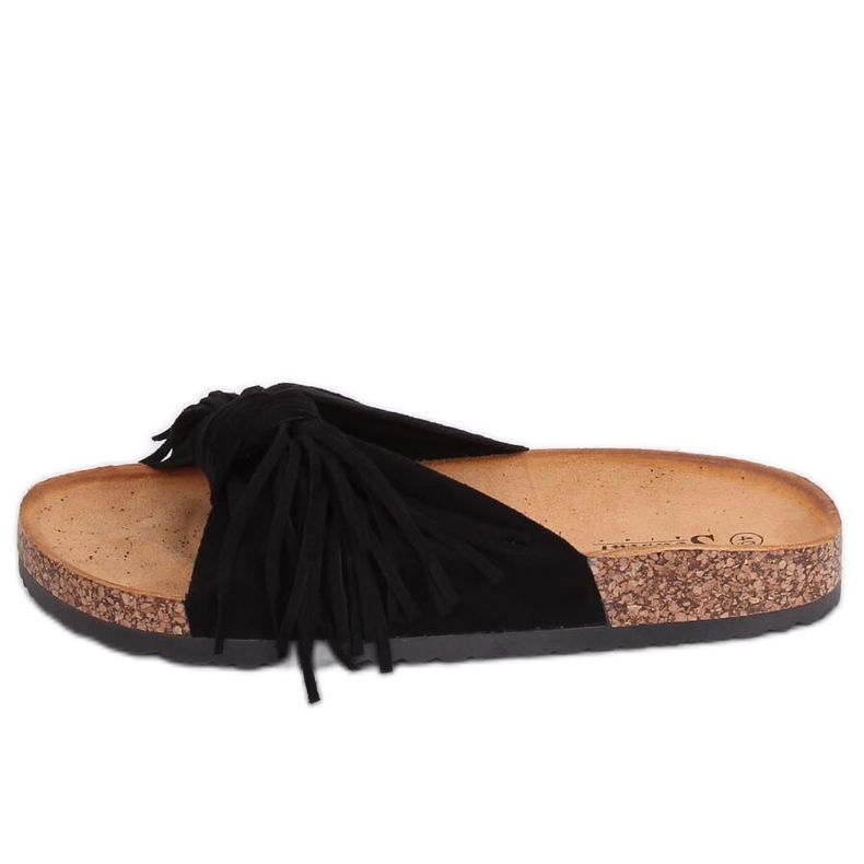 Černé dámské pantofle Boho CK136P Black černá