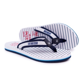 Dámské pantofle Žabky Big Star Navy Blue DD274A250 námořnická modř