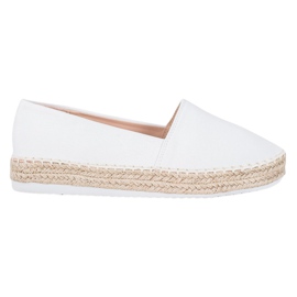 Small Swan Textilní espadrilky bílý