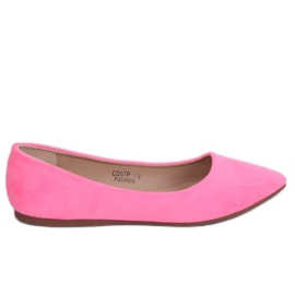 Dámské fuchsiové balerínky CD57P Fuchsie růžový Dámské fuchsiové balerínky CD57P Fuchsie růžový