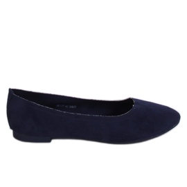 Měkké tmavě modré balerínky pro ženy NK17P Navy námořnická modř