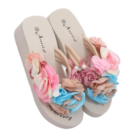 N-31 Béžová béžová pěnová podrážka vícebarevný N-31 Béžová béžová pěnová podrážka vícebarevný