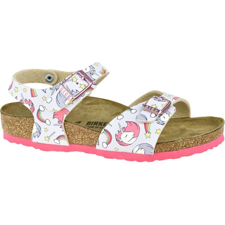 Sandály Birkenstock Rio Plain Bfdd Kids 1015620 růžový