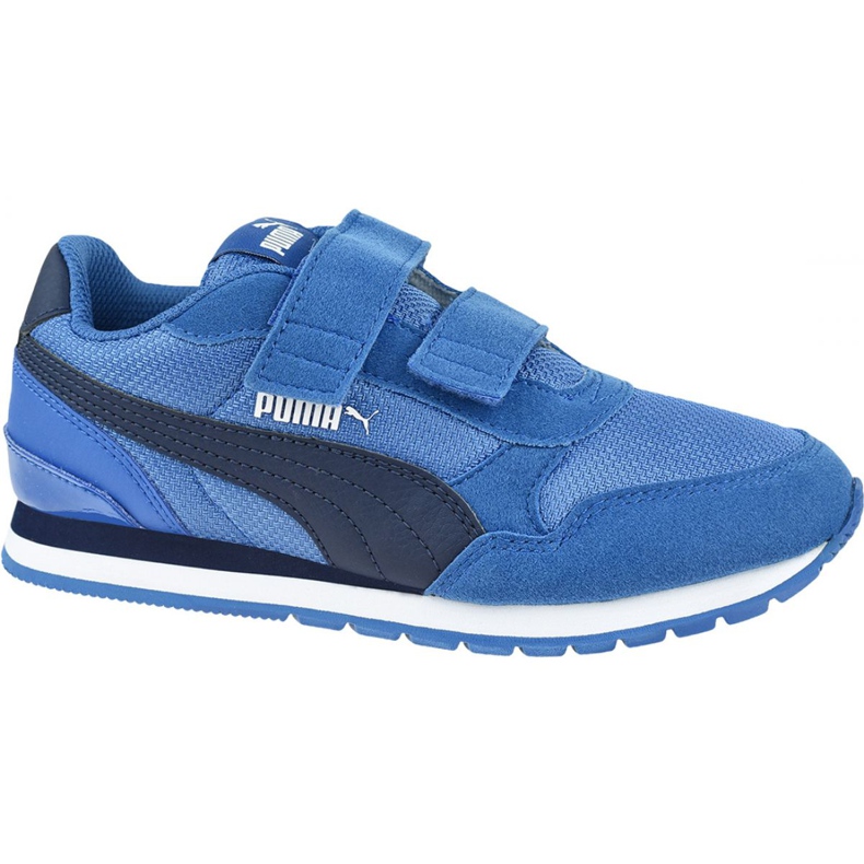 Puma St Runner V2 Mesh Ps Jr 367136 07 modrý