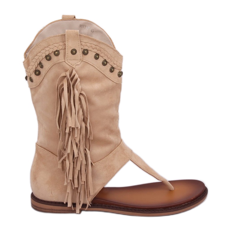 Béžové žabky NS131P Béžové béžový