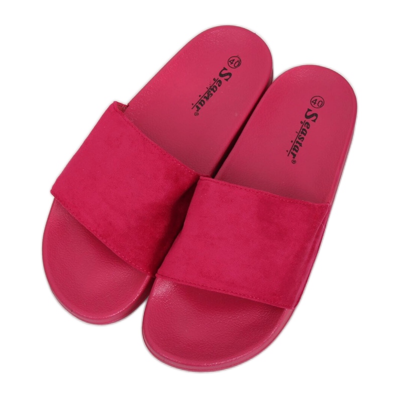 Jednoduché fuchsiové pantofle CK98 Fuchsia růžový