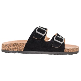 Pantofle VINCEZA se sponou černý