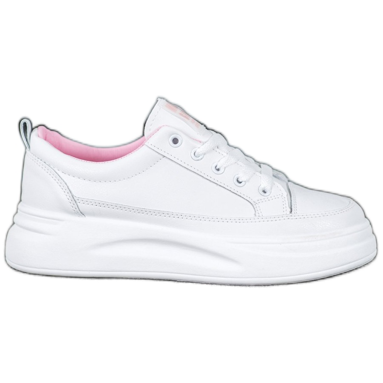 SHELOVET Tenisky na platformě Nice Girl bílý