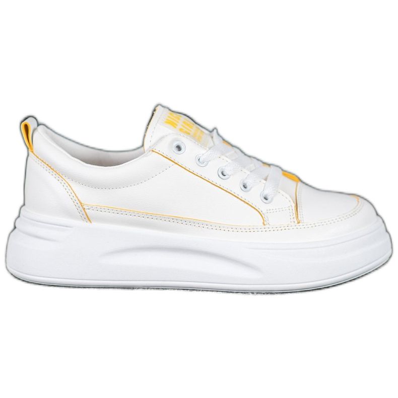 SHELOVET Tenisky na platformě Nice Girl bílý