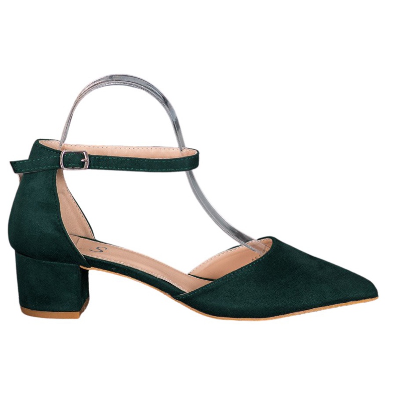 Small Swan Stylové lodičky zelená