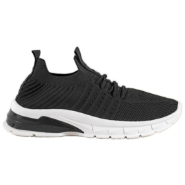 Bella Paris Prolamované tenisky černá Bella Paris Prolamované tenisky černá