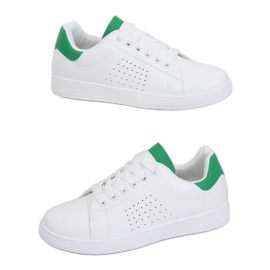 Dámské bílé a zelené tenisky LV101P Green bílý zelený