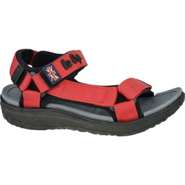 Dámské sandály Lee Cooper LCWL-20-34-014 černý červený