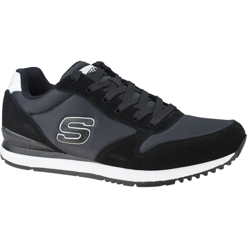 Boty Skechers Sunlite-Waltan M 52384-BLK černá modrý