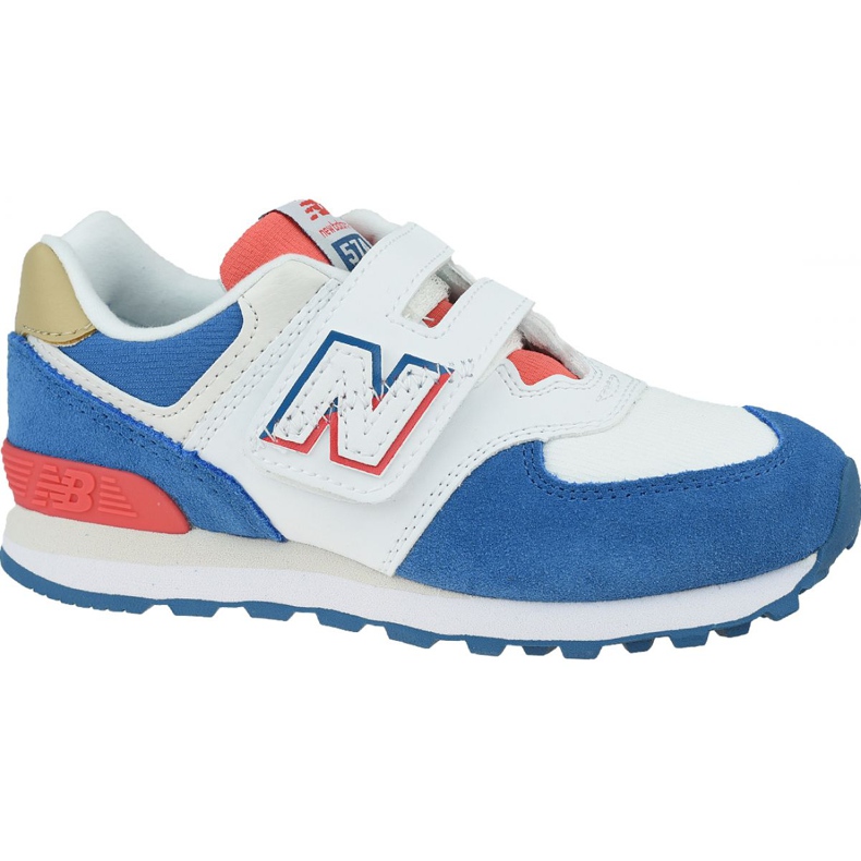 Boty New Balance Jr YV574SCF bílý modrý