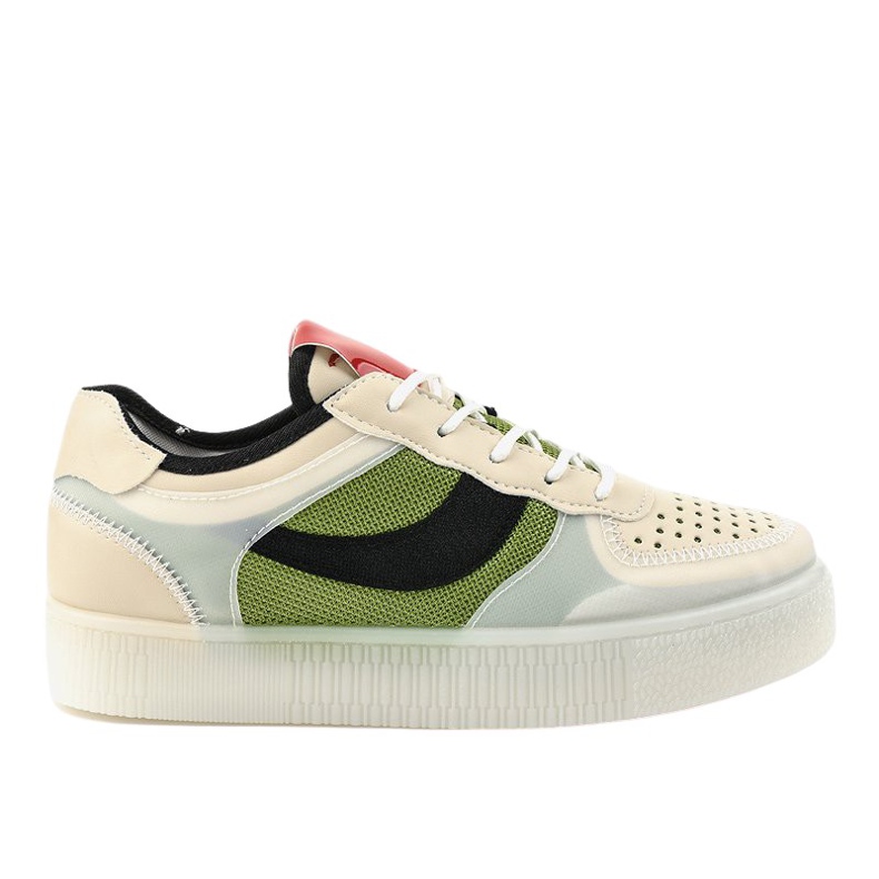 Zelené sportovní boty tenisky LA51P vícebarevný zelená