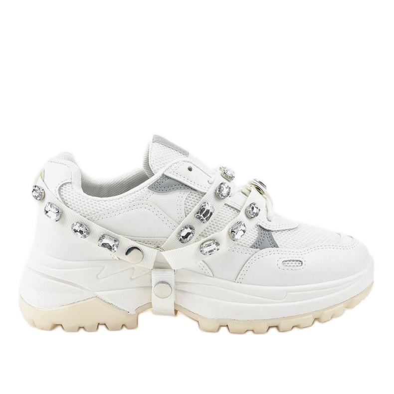 Bílé módní sportovní boty A88-68 bílý