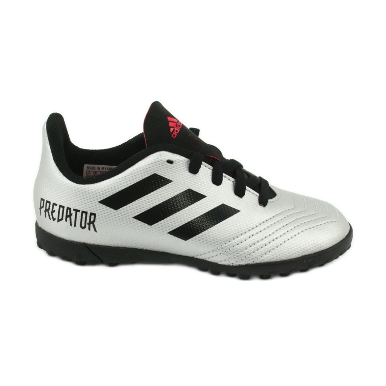 Kopačky Adidas Predator 19.4 Tf Jr G25825 stříbrný