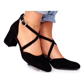 Dámské lodičky Maciejka Leather Black 04070-01 černá