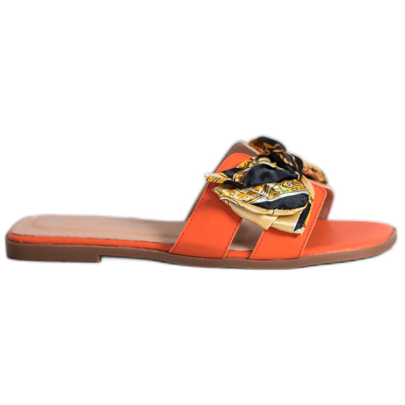 SHELOVET Elegantní pantofle oranžový