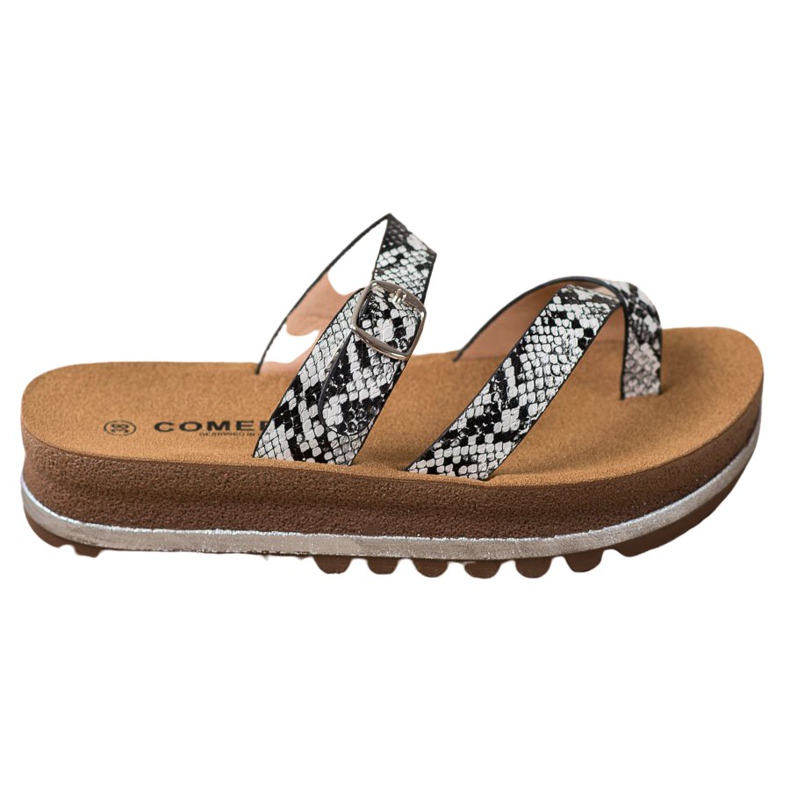 Comer Pantofle Na Módní Platformě vícebarevný