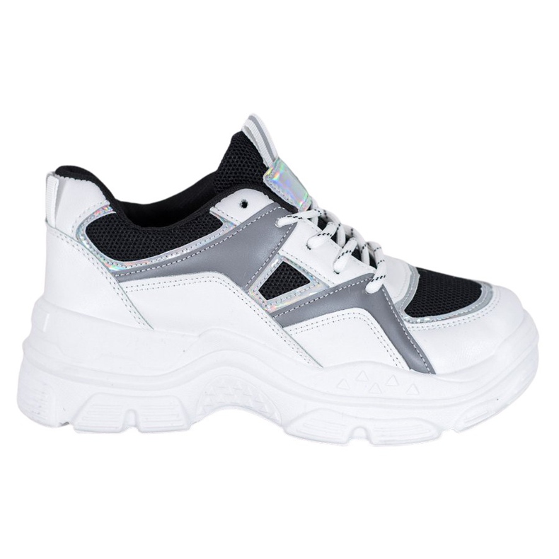 Sweet Shoes Svázané tenisky bílý černá