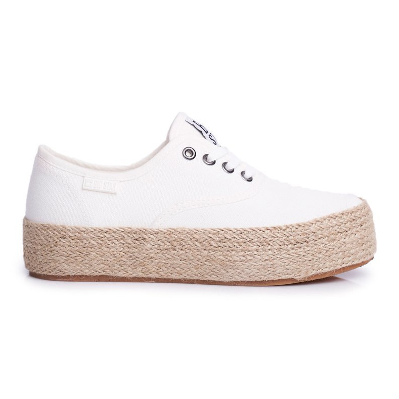 Dámské espadrilky Big Star White FF274143 bílý Dámské espadrilky Big Star White FF274143 bílý