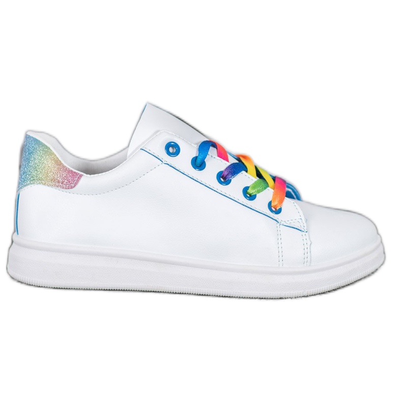 SHELOVET Módní sportovní obuv bílý