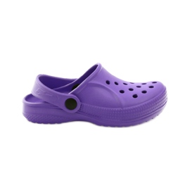 Pantofle dětské boty Befado Crocs 159Y002 fialová