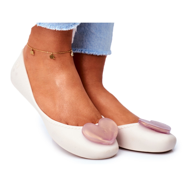 Dámské vonné gumové balerínky ZAXY béžové FF285051 béžový