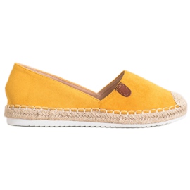 SHELOVET Klasické espadrilky žluť