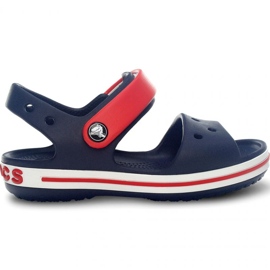 Crocs Crocband Sandal Kids 12856 485 bílý červený modrý